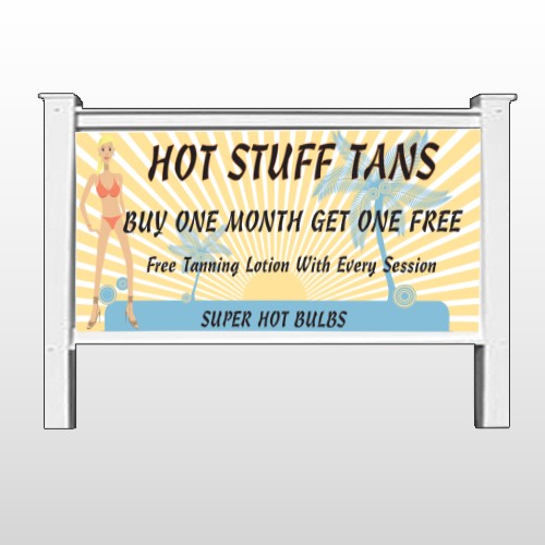 Hot Beach Tan 299 48"H x 96"W Site Sign