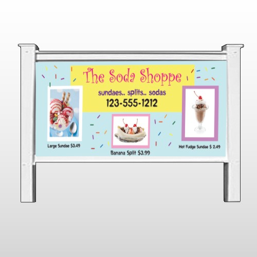 Ice Cream 374 48"H x 96"W Site Sign