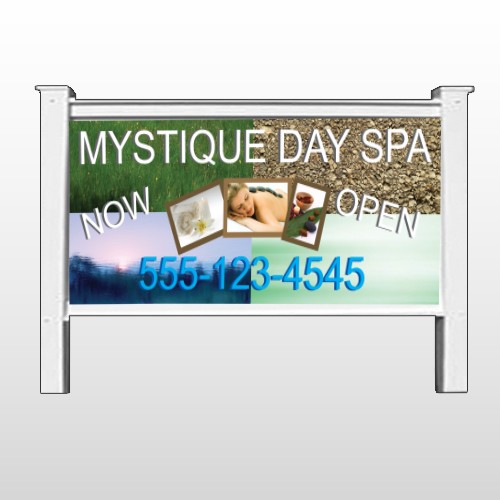 Mystique Spa 492 48"H x 96"W Site Sign
