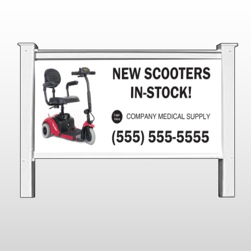 New Scooter 100 - 48"H x 96"W Site Sign
