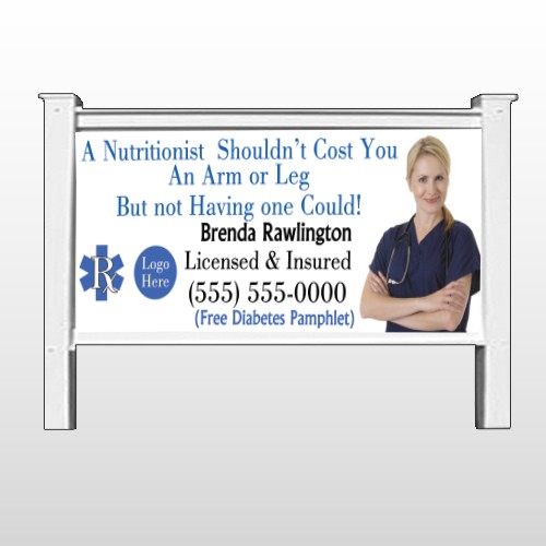 Nutritionist 46 48"H x 96"W Site Sign