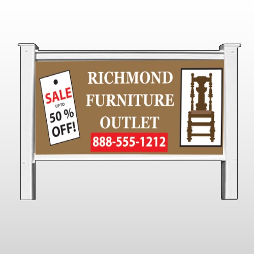 Outlet Chair 527 48"H x 96"W Site Sign