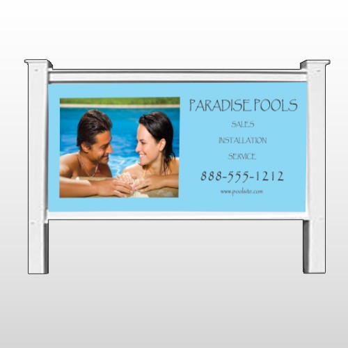 Paradise Pool 529 48"H x 96"W Site Sign