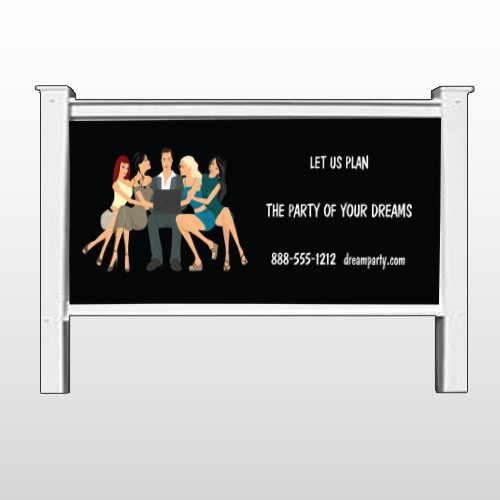 Party Planning 519 48"H x 96"W Site Sign