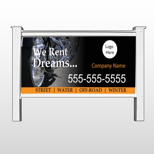 Rent Dreams 109 48"H x 96"W Site Sign