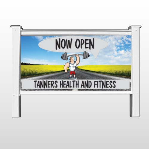 Road Workout 407 48"H x 96"W Site Sign