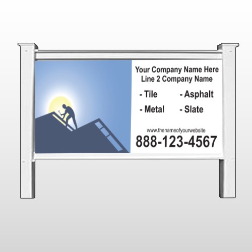 Roofing 258 48'H x 96"W Site Sign