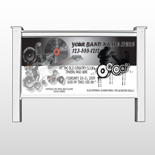 Silhouette Band 366 48"H x 96"W Site Sign
