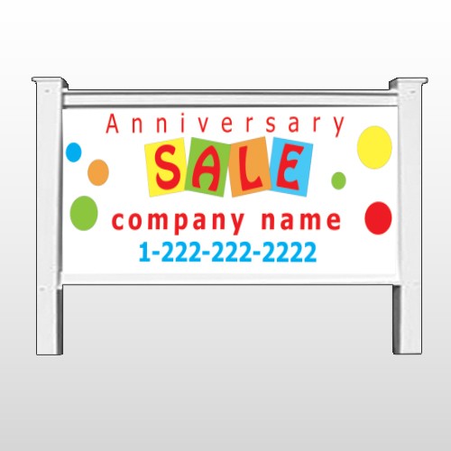 Square Circle Sale 15 48"H x 96"W Site Sign