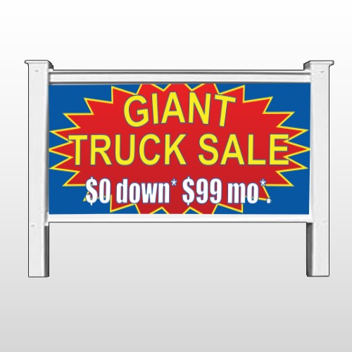 Starburst 119 48"H x 96"W Site Sign