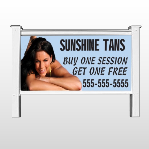 Sunshine Tans 297 48"H x 96"W Site Sign