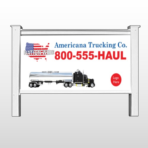 Tanker Truck 315 48"H x 96"W Site Sign