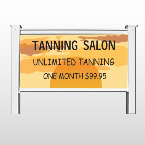 Tanning Sun 296 48"H x 96"W Site Sign