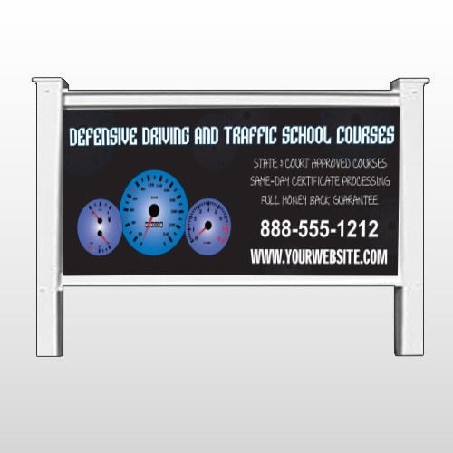 Traffic School 152 48"H x 96"W Site Sign