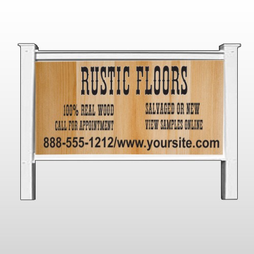 Wood Panel 248 48"H x 96"W Site Sign