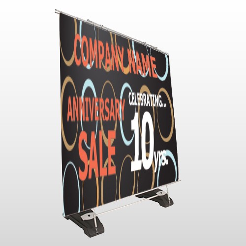 Anniversary Sale 14 Exterior Pocket Banner Stand