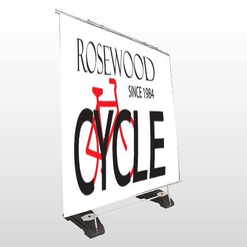 Bike Shop 33 Exterior Pocket Banner Stand