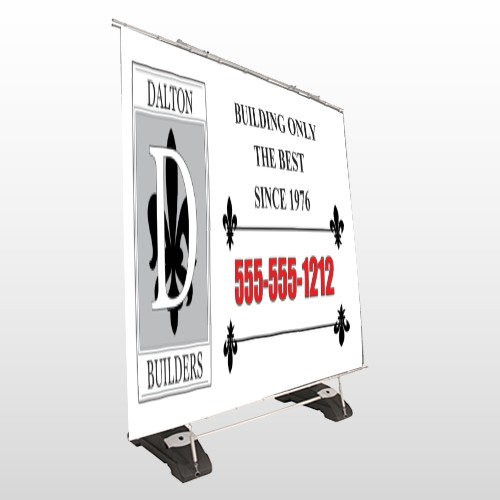 Builder 34 Exterior Pocket Banner Stand 