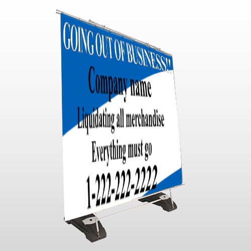Going Out Sale 11 Exterior Pocket Banner Stand
