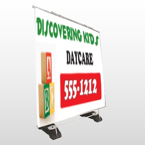 Toy Blocks 183 Exterior Pocket Banner Stand