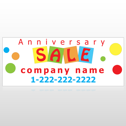 Square Circle Sale 15 Site Sign