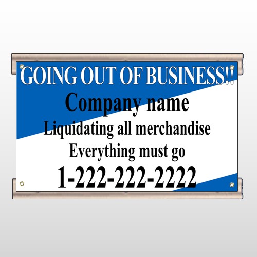 Going Out Sale 11 Track Sign