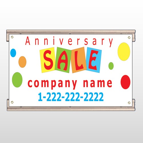 Square Circle Sale 15 Track Sign