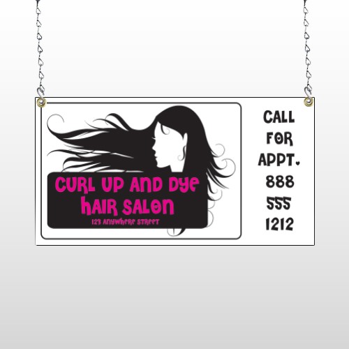 Hair 130 Window Sign