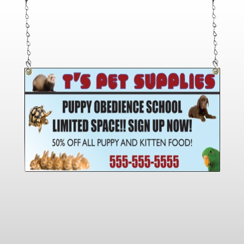 Pet Supplies 305 Window Sign