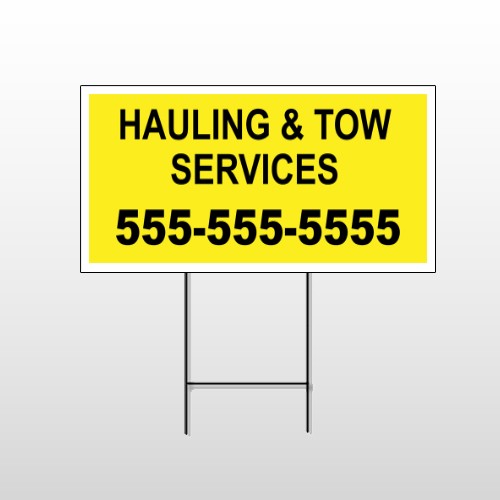Hauling 127 Wire Frame Sign