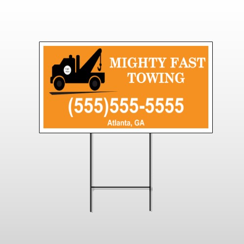 Mighty 128 Wire Frame Sign