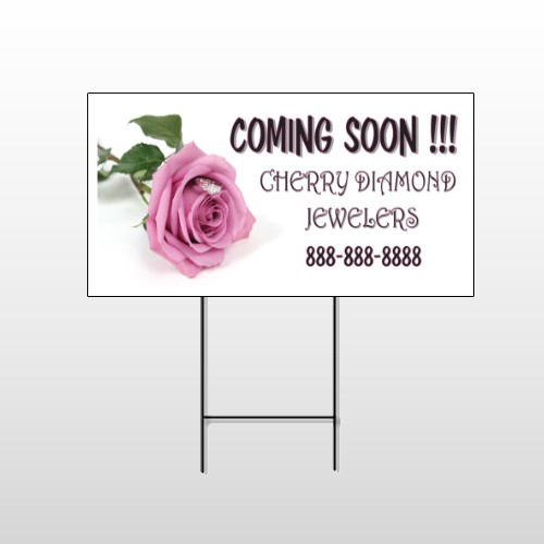 Pinkrose Hidden Ring 399 Wire Frame Sign