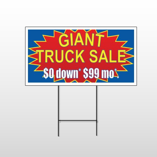 Starburst 119 Wire Frame Sign