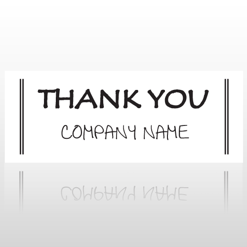 Thank 15 Rubber Stamp