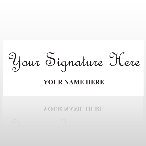 Signature 21 Rubber Stamp