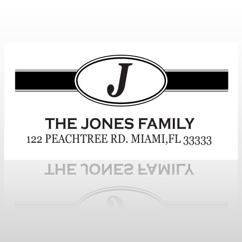 Jones 43 Rubber Stamp