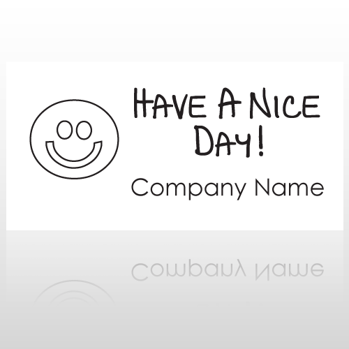 Nice Day 33 Rubber Stamp