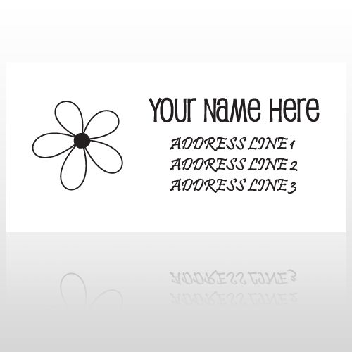 Address10 32  Rubber Stamp