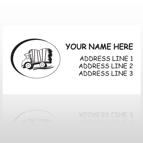 Address7 25 Rubber Stamp