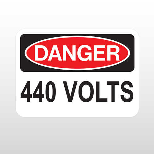 OSHA Danger 440 Volts