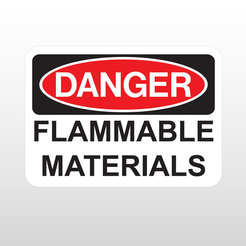 OSHA Danger Flammable Materials