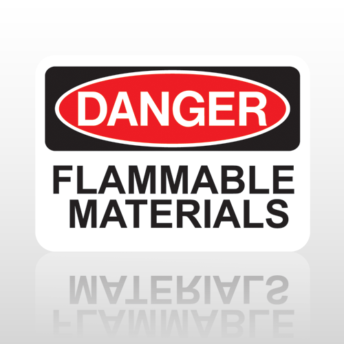 OSHA Danger Flammable Materials