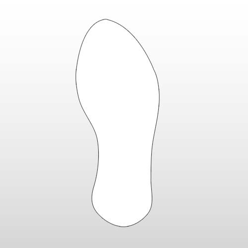 Right Shoe Print Floor Decals