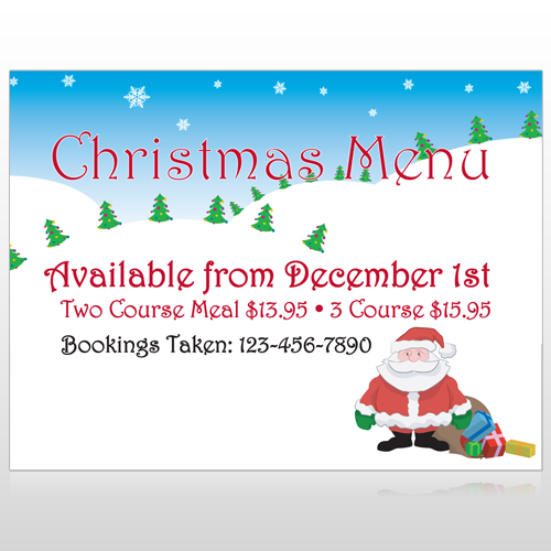 Christmas 28 Custom Sign