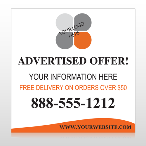 Advertised Offer 150 Site Sign
