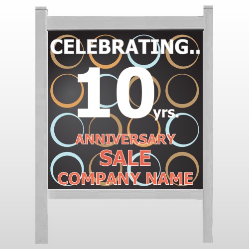 Anniversary Sale 14 48" H x 48"W Sign Site