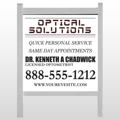 Eye Doctor 131 48"H x 48"W  Site Sign