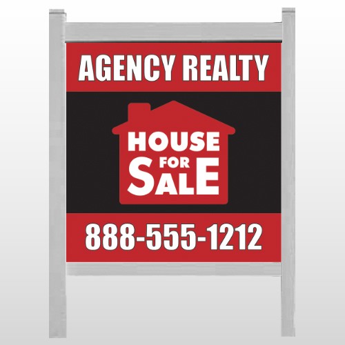 Red House Sale 254 48"H x 48"W Site Sign
