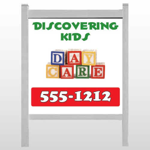 Toy Blocks 183 48"H x 48"W Site Sign