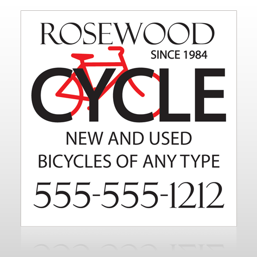 Bike Shop 33 Custom Banner